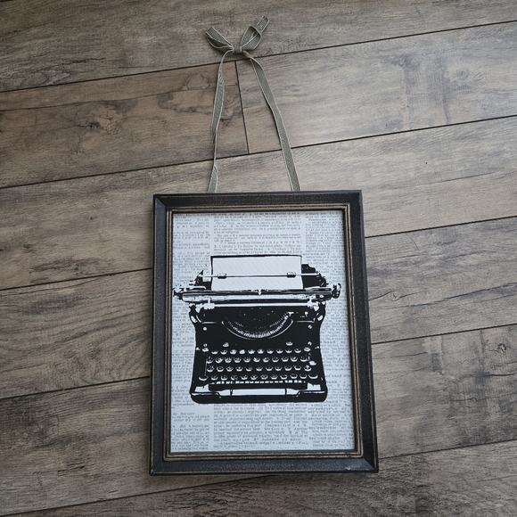 Typewriter Wall Art - Picture 1 of 4